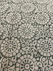 HEMMEL || Indian Hand Block Print Fabric, Indian Linen Fabric, Block Print Fabric, Designer Floral Printing Fabric, Upholstery fabric, - Rohiyaan